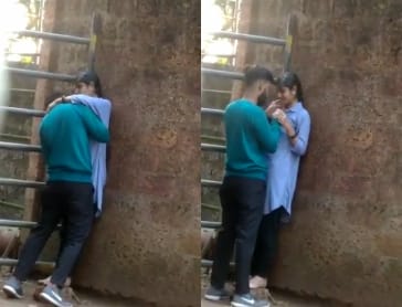 الواد مش قادر يستحمل الهيجان عايز ينيك خطيبته في الشارع