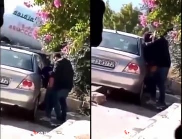 واحد و خطيبته مش قادرين يستحملوا الهيجان بينيكو بعض في الشارع