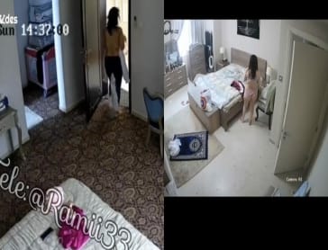 جوزها الديوث حاتط كاميرا لمراته فكل مكان في البيت وبيصورها