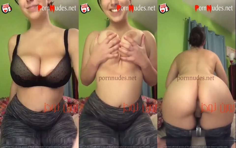 نودز عربي لبنوتة كيرفي تدعك في بزازها الكبيرة الملبن – بورن نودز
