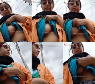 بتصور بزازها لصاحبها في الشارع قبل ما تتناك منه