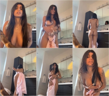 ميا خليفة عريانة تستعرض طيزها وبزازها الكبيرة